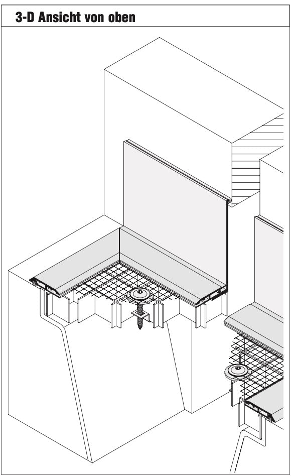 Neher Lichtschachtabdeckung LiSA 1/3 mit 3-seitiger Auflage und überstehendem Kellerfenster bis 90mm, 3D-Ansicht, Online-Shop Insekten bleiben draussen