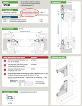Fliegengitter-Spannrahmen SP 1/42 für flächenversetzte Kunststofffenster von Neher, Produktinformationen, Online-Shop Insekten bleiben draussen