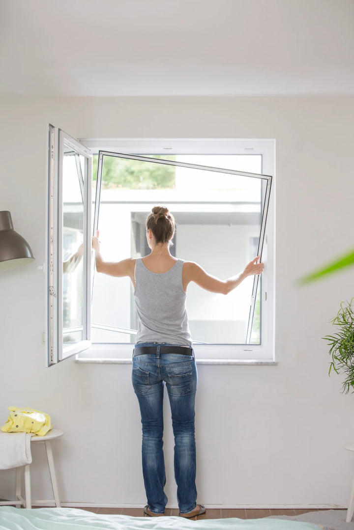 Neher SP 5.11 Spannrahmen | Fliegengitter für Holzfenster mit Rollladen und ohne Blendrahmenabdeckung