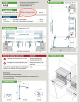 Lichtschachtabdeckung regensicher RESi 2.2 mit Lüftungskasten mit 3-seitiger Auflage von Neher, Produktblatt, Online-Shop Insekten bleiben draussen